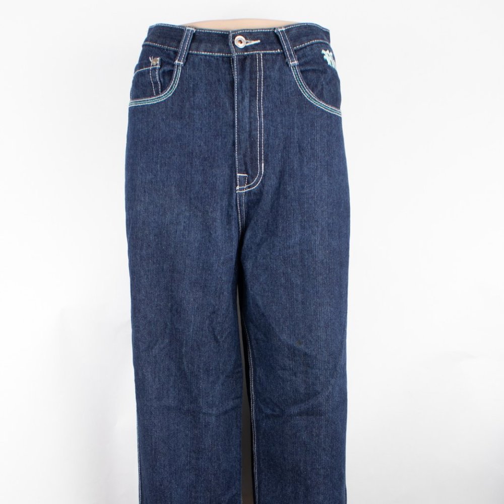 Makaveli Tupac Relaxed 18 (29 X 30) Boy's Denim Jeans Dark Wash